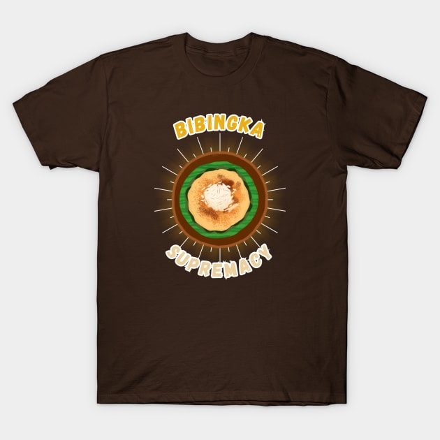 Bibingka supremacy filipino food T-Shirt by Moonwing